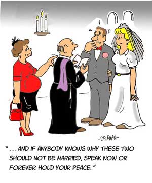 funny wedding cartoons