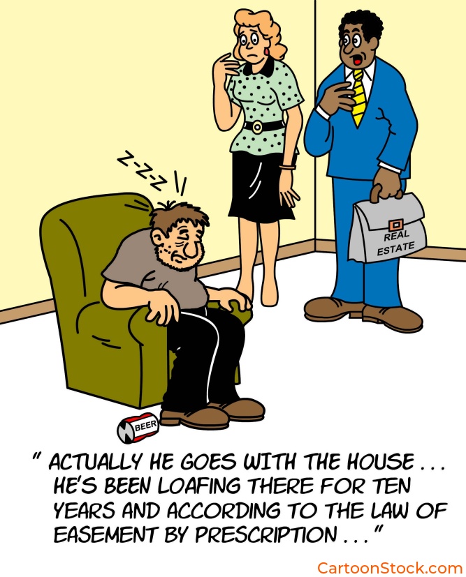 real estate, realtor, real estate law, liens, easements , easement by prescription 